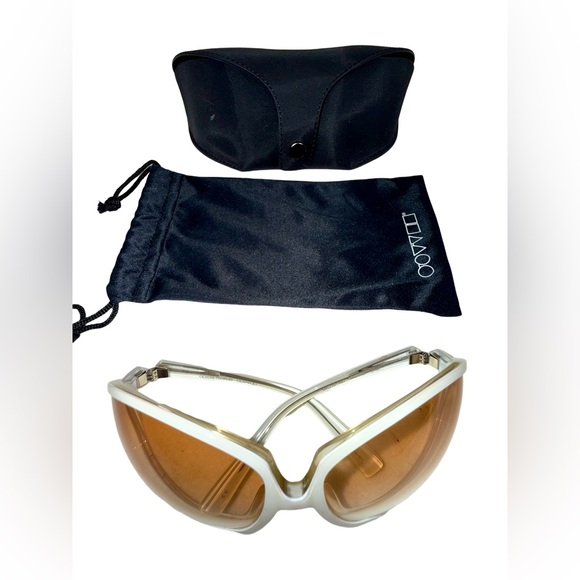 OLIVER PEOPLES CLORETTE SUNGLASSES IN PEARL WHITE main image 7